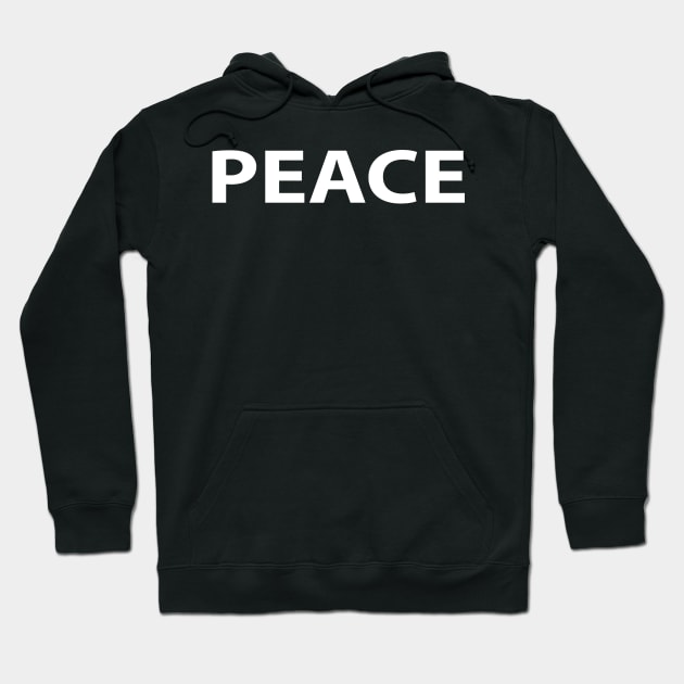 Peace Cool Inspirational Christian Hoodie by Happy - Design